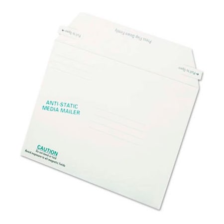 Quality ParkTM Antistatic Fiberboard Disk Mailers, 6x8-5/8, White, 25/Box